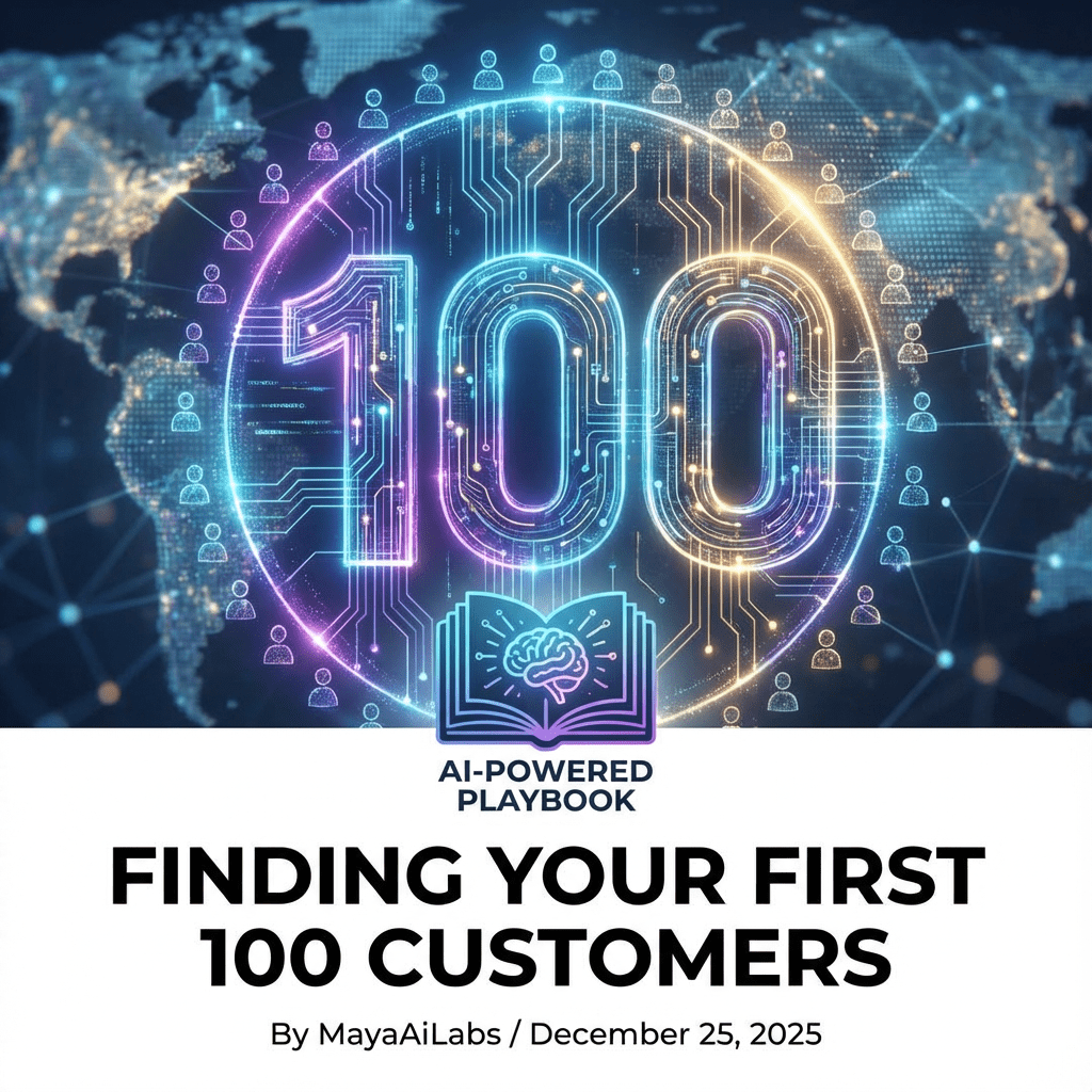 Finding Your First 100 Customers: An AI-Powered Playbook for Founders