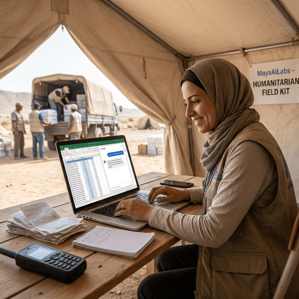 The AI-Powered Field Kit: A Guide for Humanitarians to Manage Budgets and Reporting with Free Tools