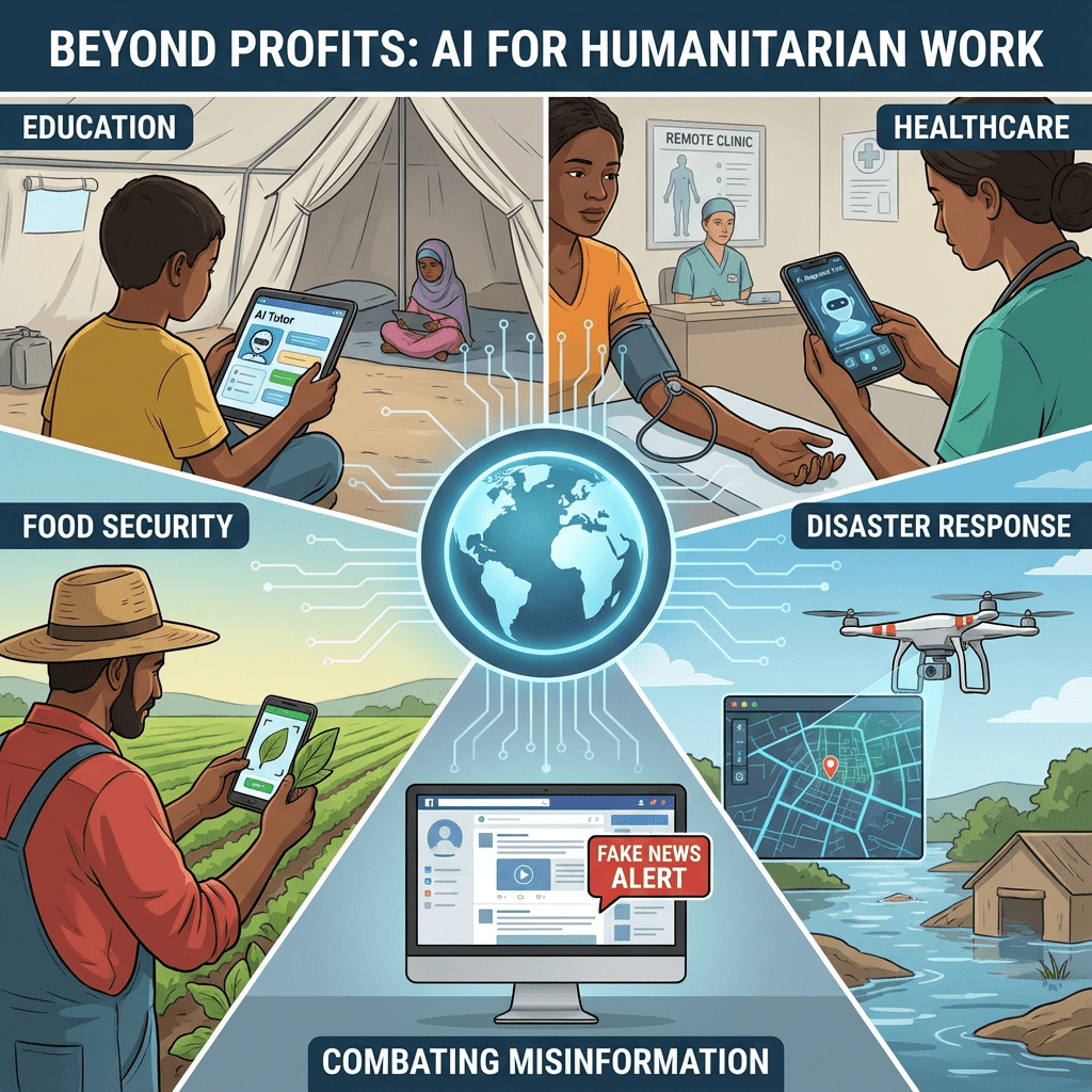 Beyond Profits: 5 Practical Ways AI is Revolutionizing Humanitarian Work