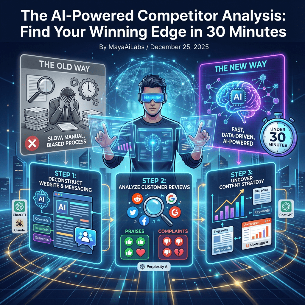 The AI-Powered Competitor Analysis: Find Your Winning Edge in 30 Minutes