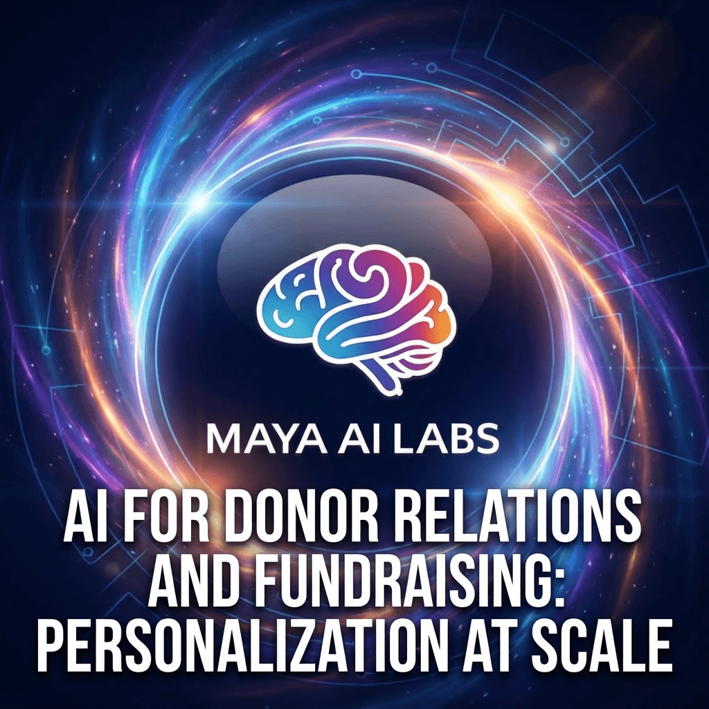 AI for Donor Relations and Fundraising: Personalization at Scale