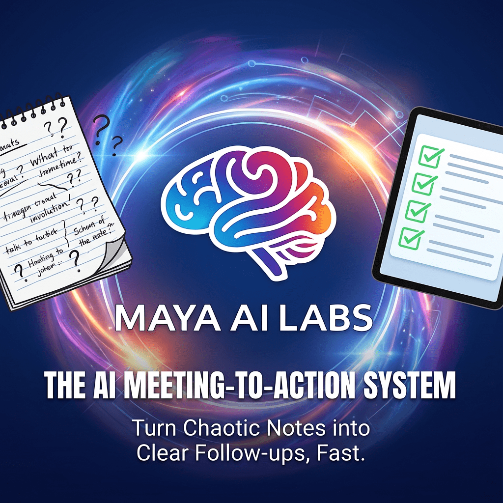 The AI Meeting-to-Action System: Turn Chaotic Notes Into Clear Follow-Ups (Fast)